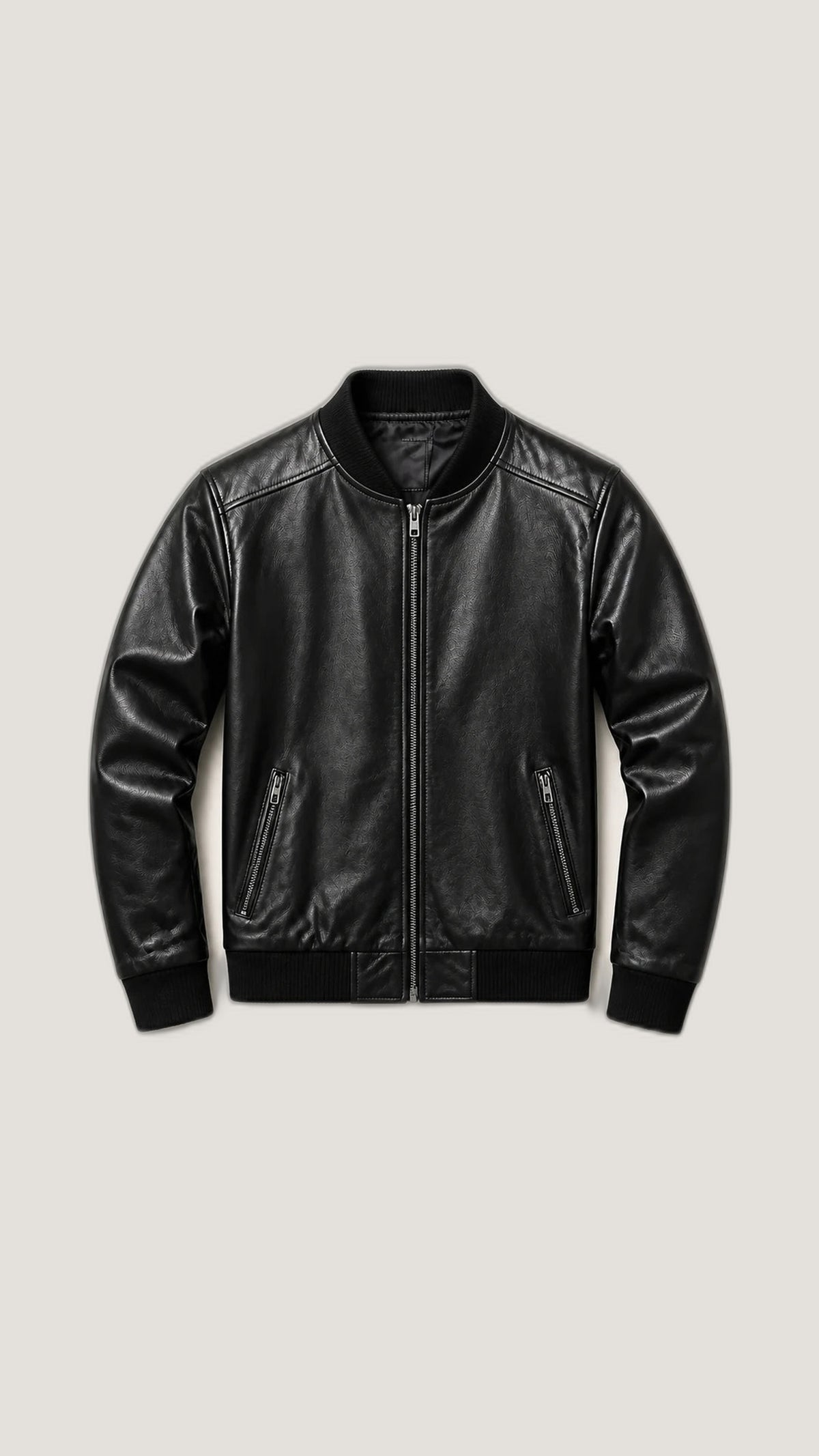 Sheepskin Bomber Jacket — 100% Genuine Leather